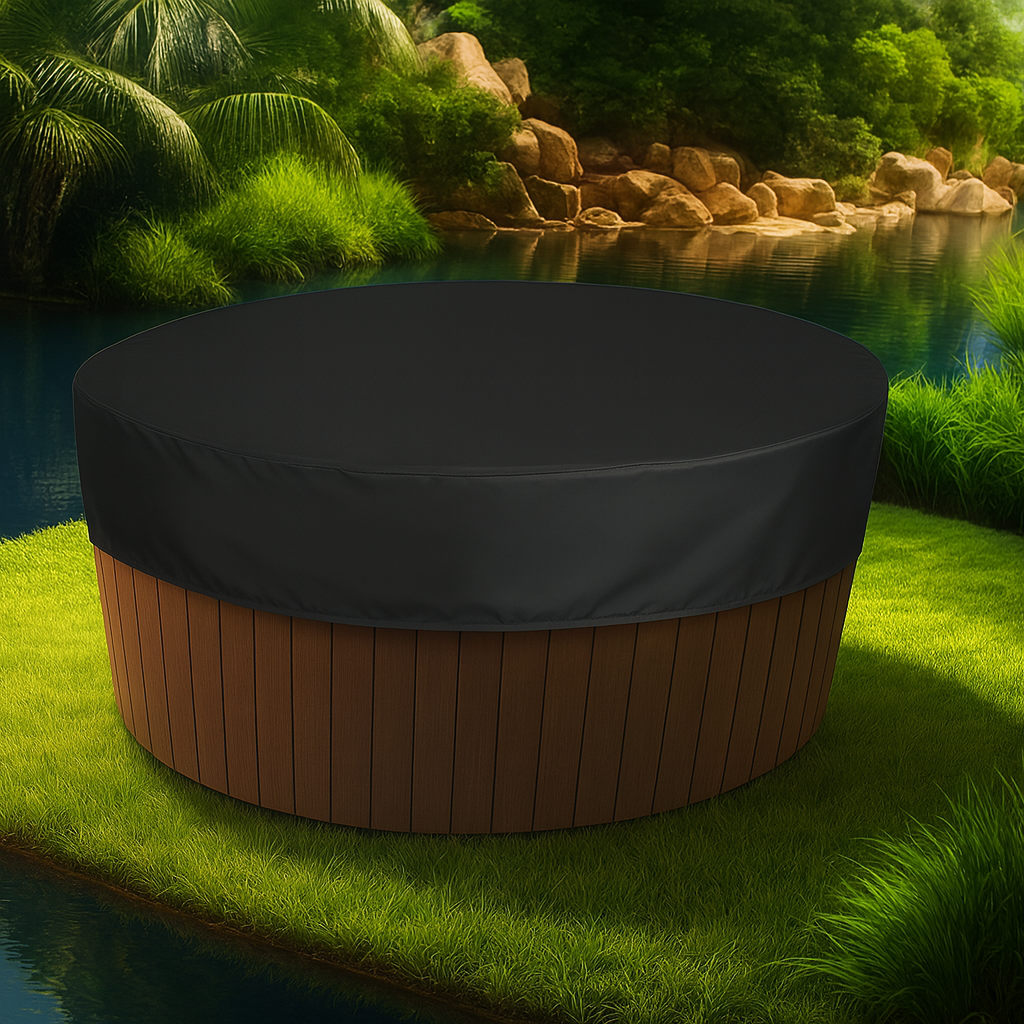 Capa para Banheira e SPA Impermeável Anti-UV Redonda
