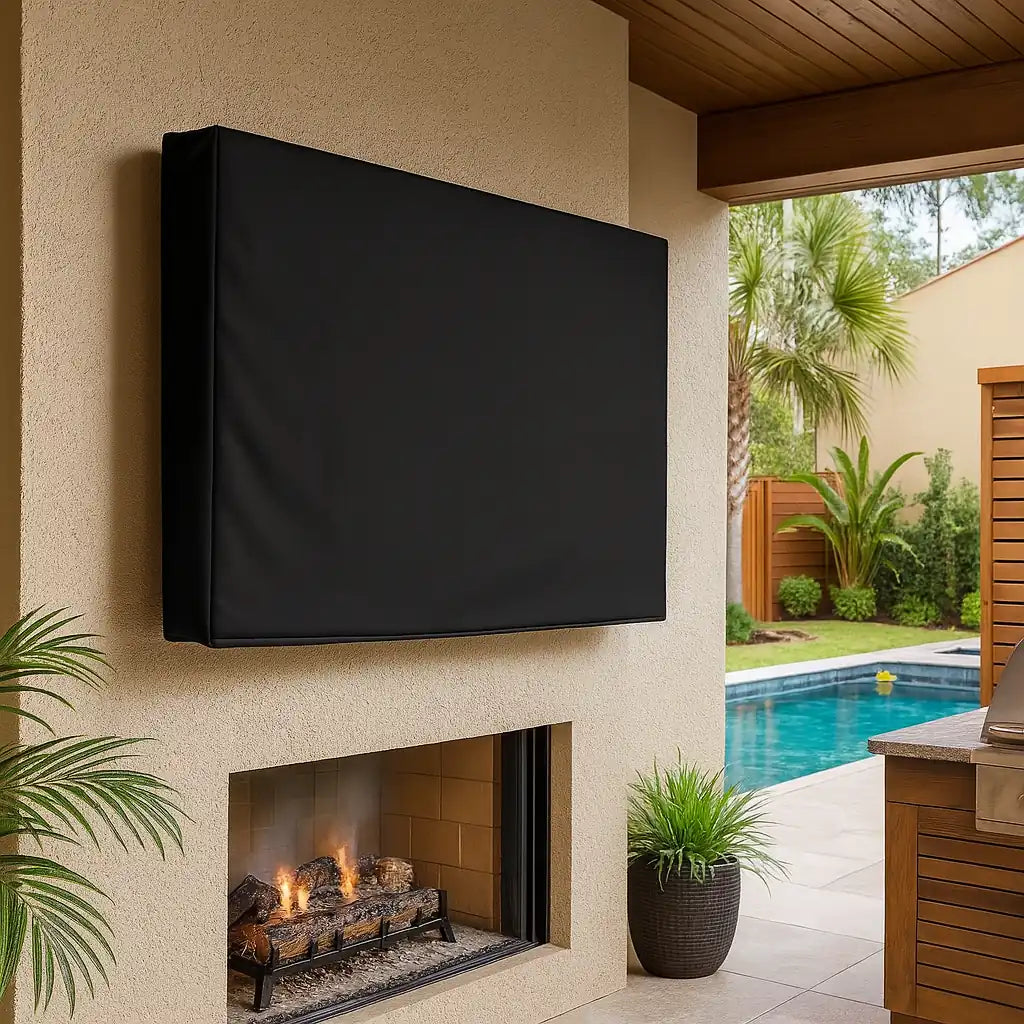 Capa Impermeável para TV com Proteção Contra Chuva e Poeira