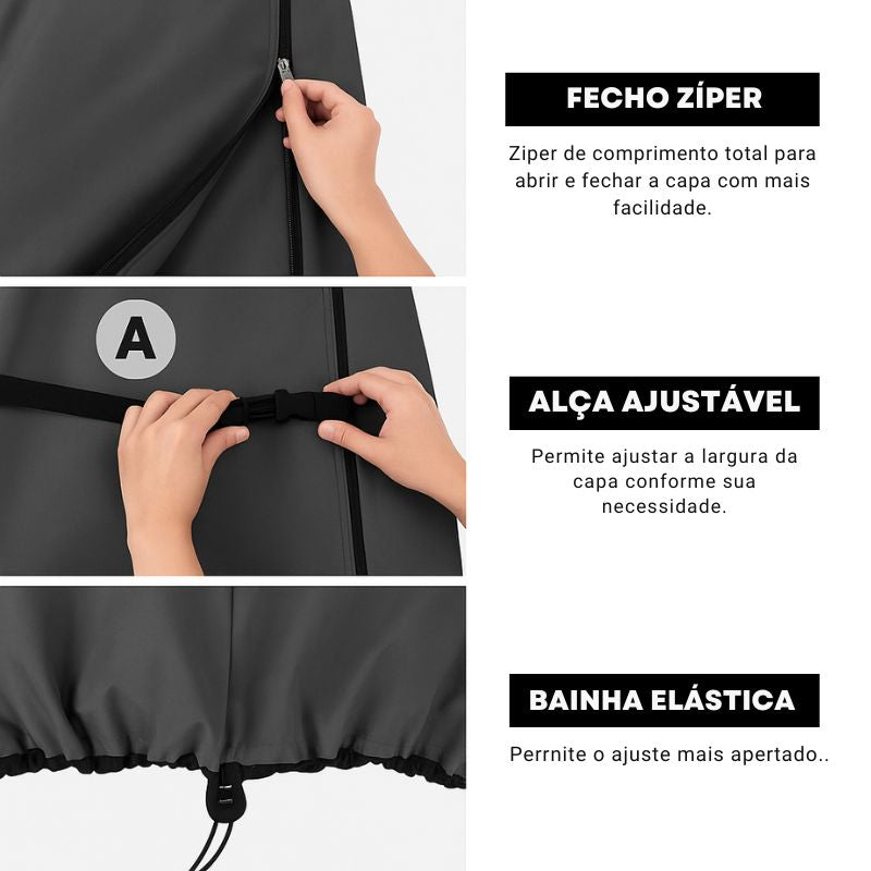 Capa Impermeável para Guarda-Sol e Ombrelone 210D