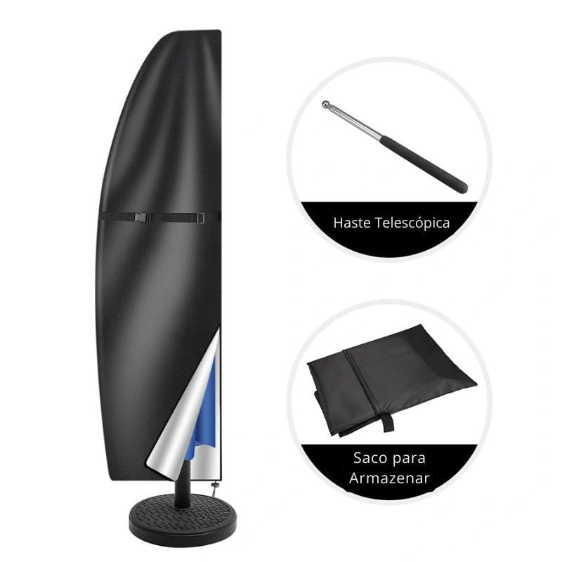 Capa Impermeável para Guarda-Sol e Ombrelone 210D