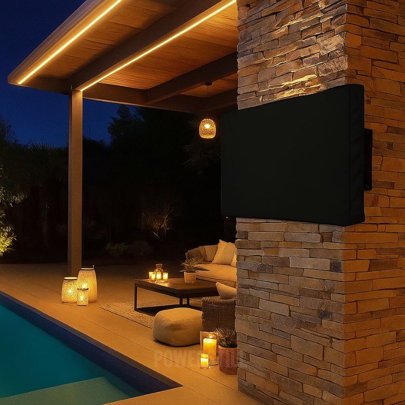 Capa Impermeável para TV Proteção Chuva e Poeira