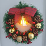 Guirlanda de Natal Luxo | Enfeite de Porta Reforçado | Decoração Premium
