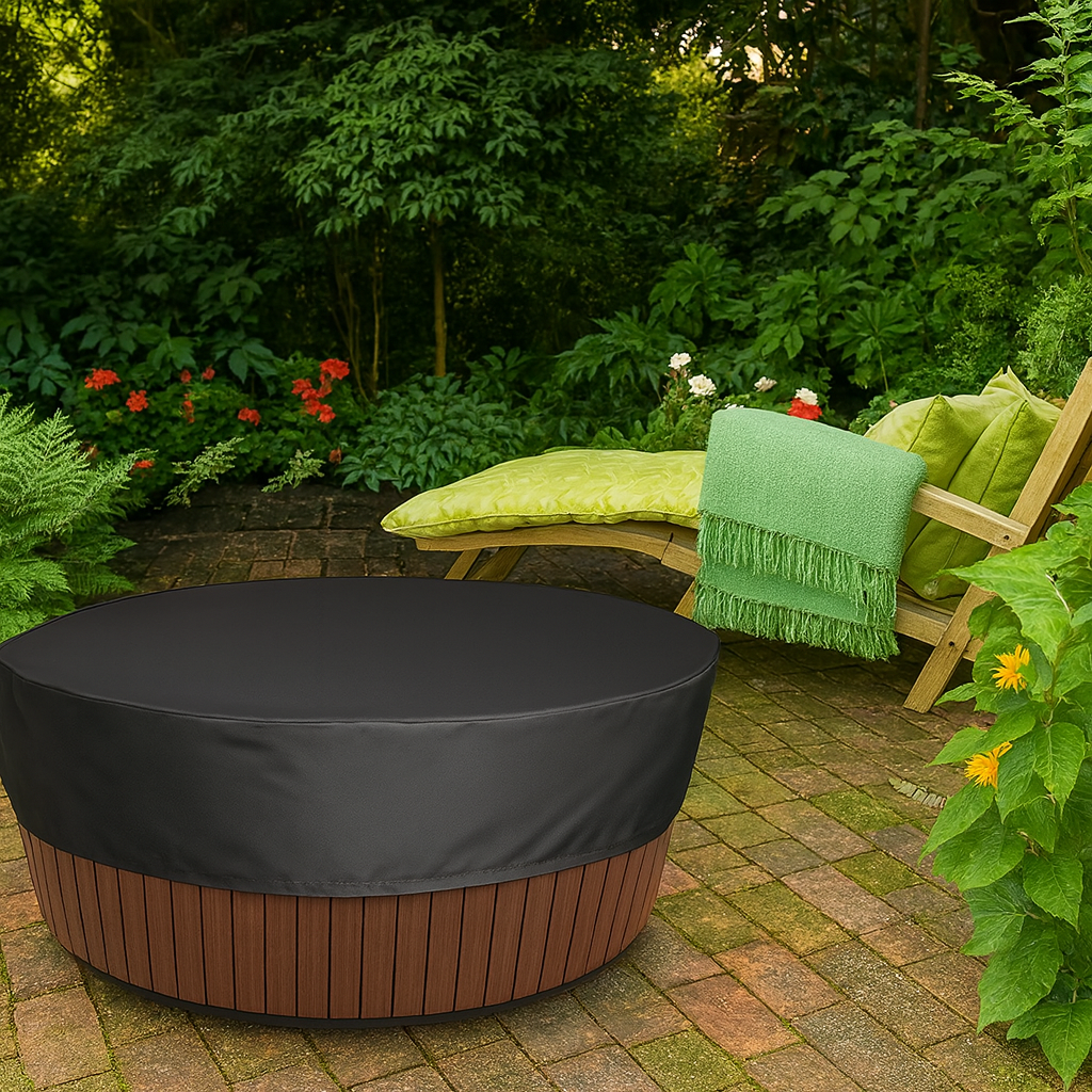 Capa para Banheira e SPA Impermeável Anti-UV Redonda