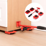 Kit Levantador De Móveis Com Rodinhas 5 Peças