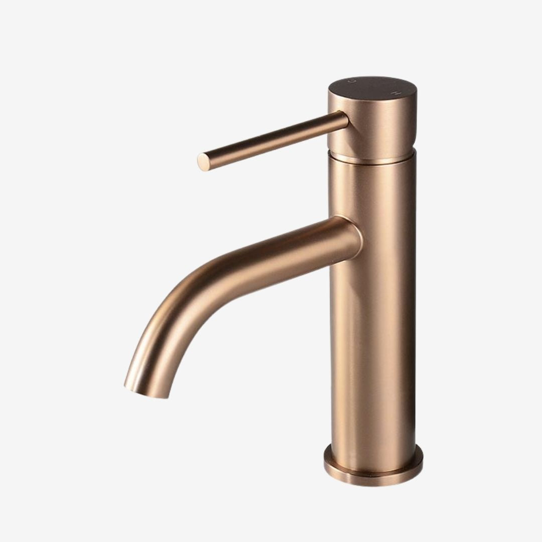 Torneira para Banheiro Baixa Escovada Monocomando Trezy