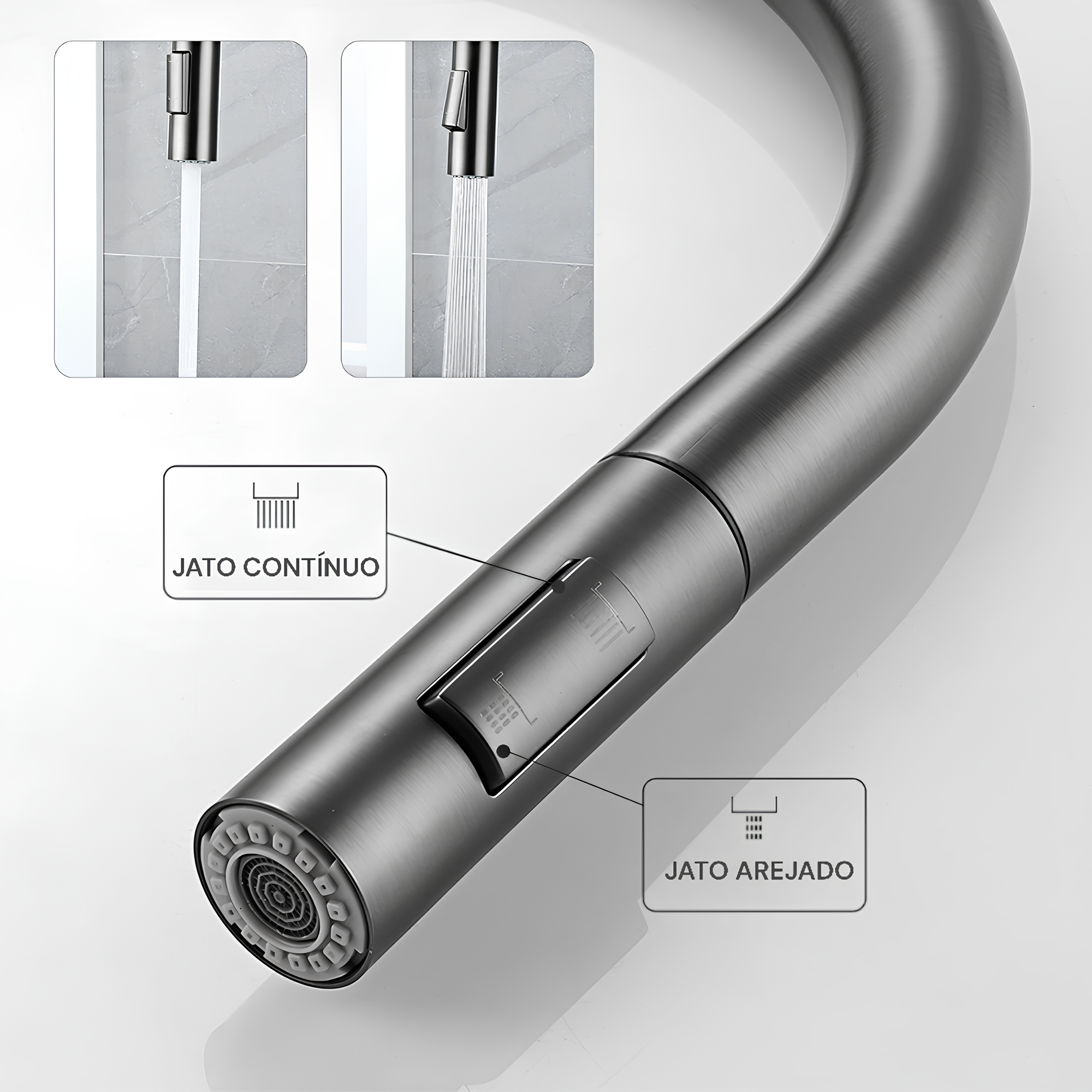 Torneira para Cozinha Gourmet Tech Sensor