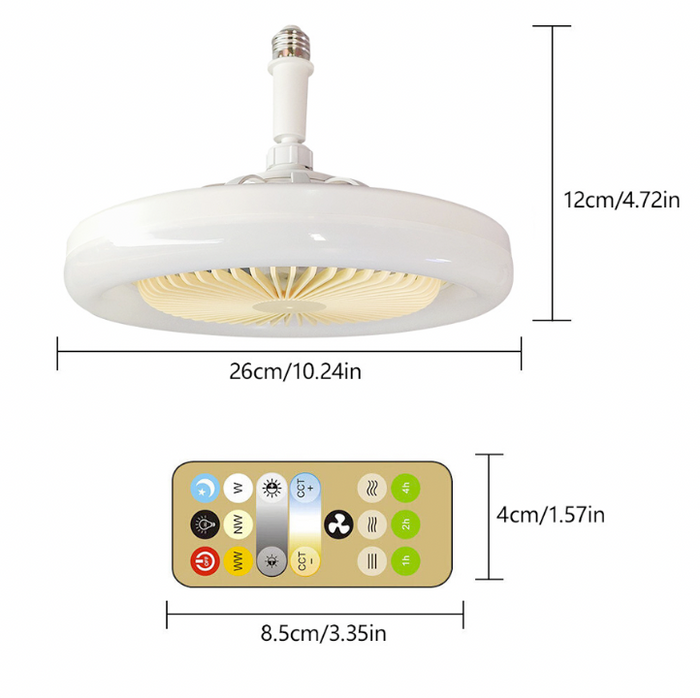 Luminária LED com Ventilador Multifuncional FanMaster®