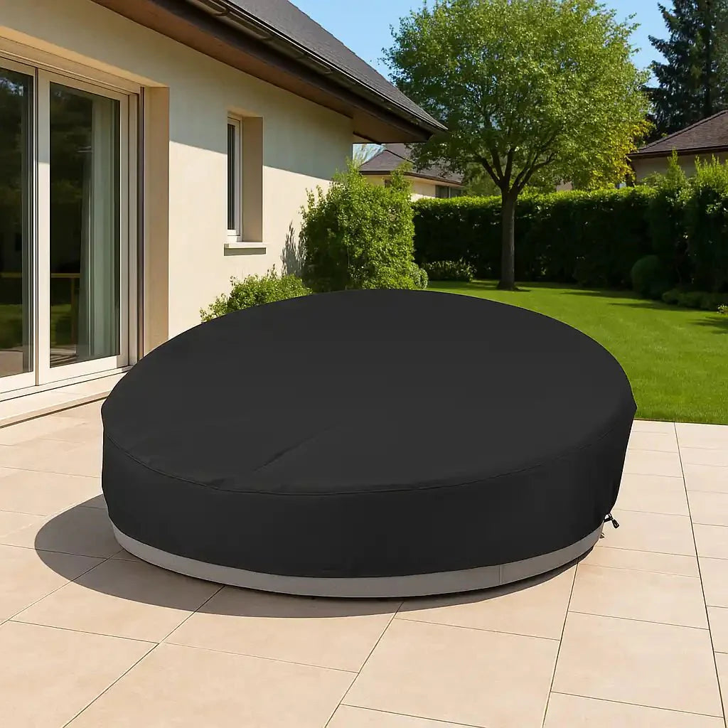 Capa para Sofá Redondo de Jardim Daybed Impermeável UV