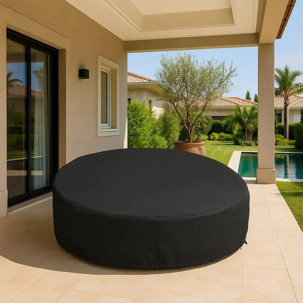 Capa para Sofá Redondo de Jardim Daybed Impermeável UV