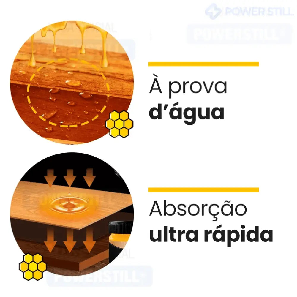 BeeWax® - Cera de Mel para Polimento de Madeiras e Combate de Cupins - Powerstill