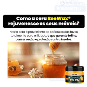 BeeWax® - Cera de Mel para Polimento de Madeiras e Combate de Cupins - Powerstill