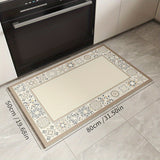 Tapete para Cozinha Antiderrapante Retangular Floral