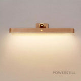 Luminária LED Touch Sem Fio Aura Lux Madeira