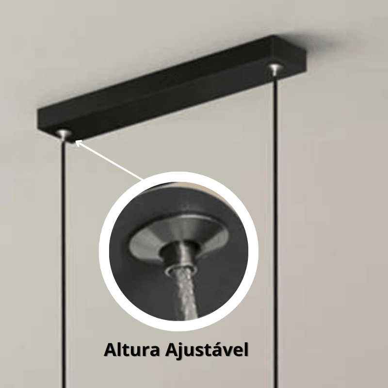 Lustre Pendente Para Sala - 90 Cm