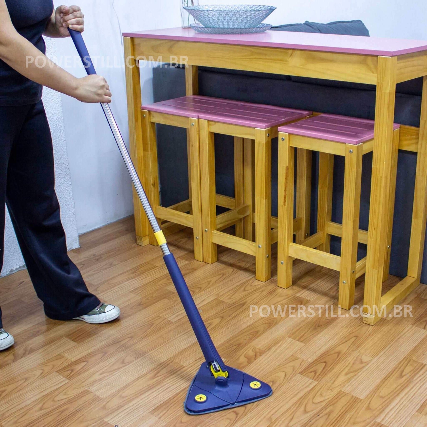 Mop AdvancedClean Triangular 360º + Refil Grátis