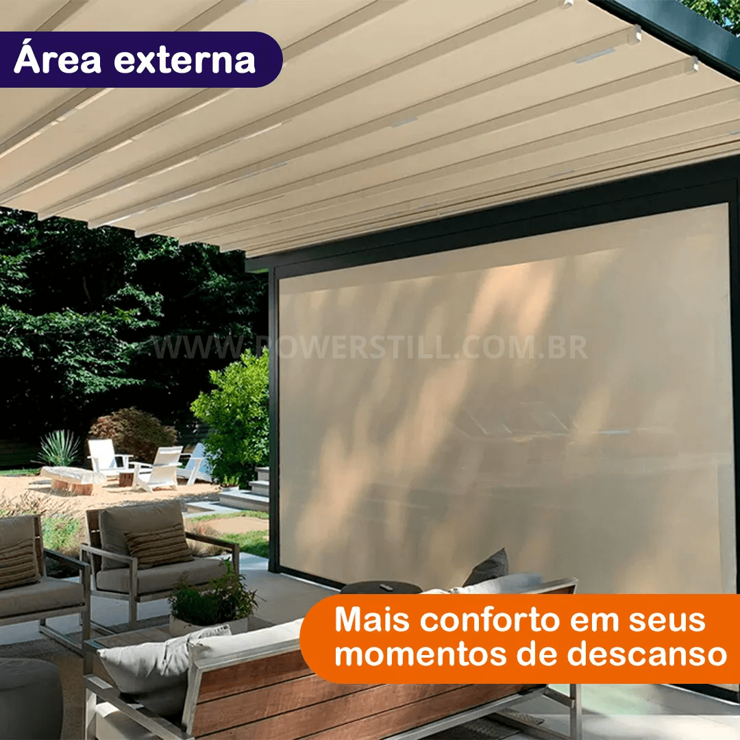 Toldo de Sombreamento Portátil para Área Externa