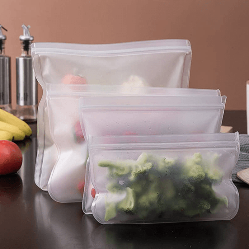 Saco Hermético Zip Lock Organizador de Alimentos