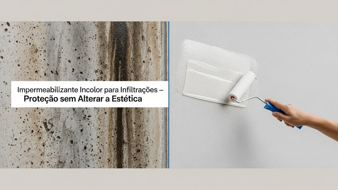 Como escolher um impermeabilizante incolor eficaz para infiltrações em paredes?