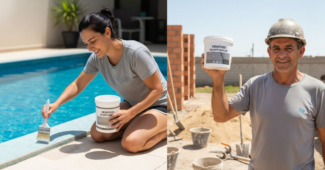Impermeabilizante incolor para infiltrações: existe diferença entre uso residencial e comercial?