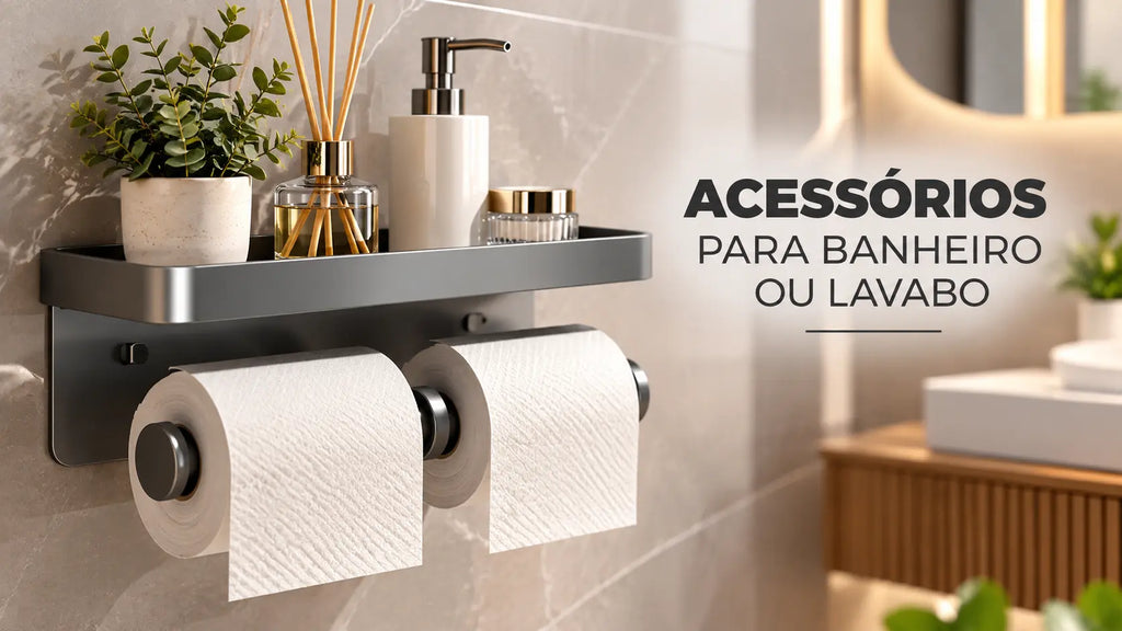 Acessórios Elegantes para Banheiro