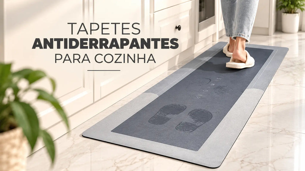 Tapetes antiderrapantes para cozinha
