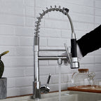 Kit Cuba Dupla Aço Inox + Torneira Gourmet Cromada 50cm Luxo