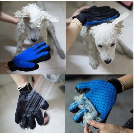 Luva Escova Nano Magnética Tira Pelos Dos Pets