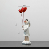 Busto Decorativo Lili Coelhinha Balões