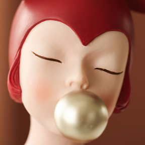 Busto Decorativo Lili Red Ears