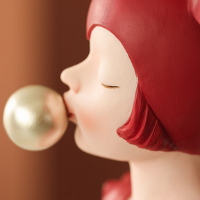 Busto Decorativo Lili Red Ears