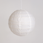 Luminária Pendente Japandi em Papel de Arroz Design Minimalista