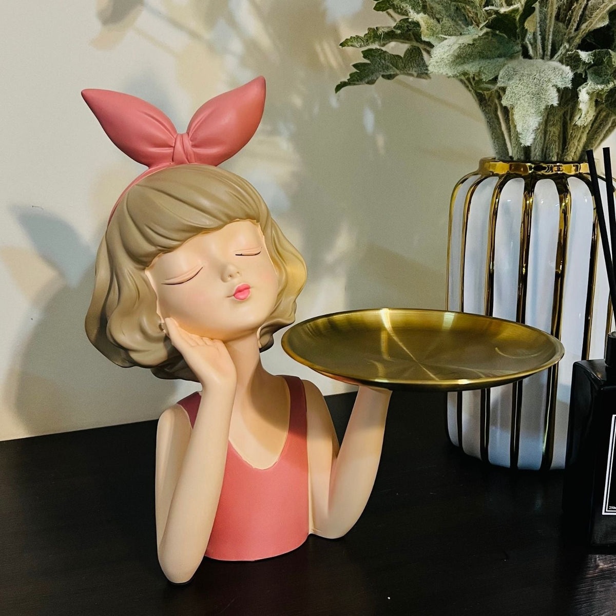 Busto Decorativo Lili Pietra Bandej