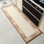 Tapete para Cozinha Antiderrapante Retangular Floral