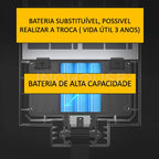 Luminária Solar 300W Externa com Sensor e Controle Remoto
