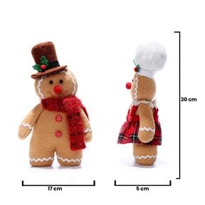 Bonecos de Pelúcia Biscoitos Natalinos 30cm Powerstill