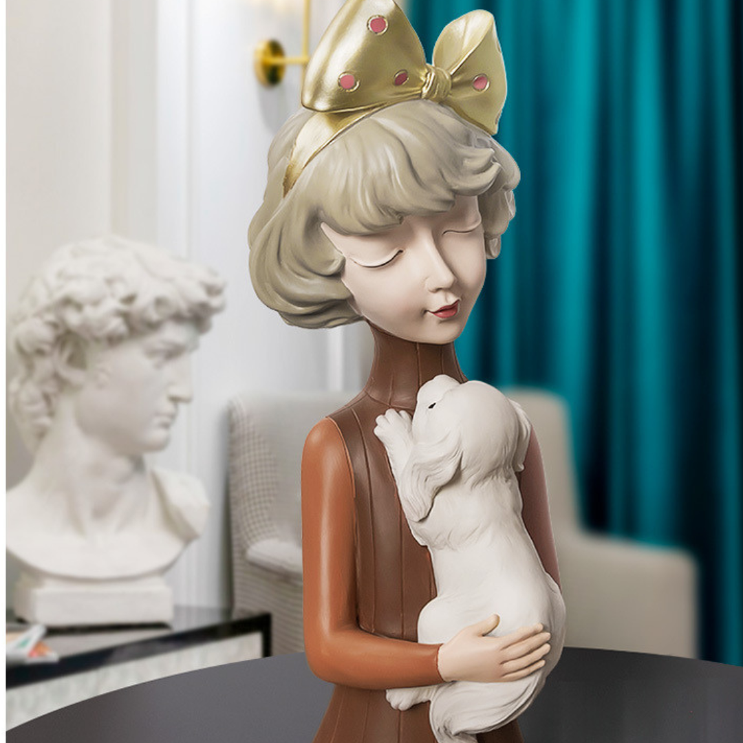 Busto Decorativo Lili Dog Estatueta - Loja Powerstill