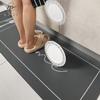 Tapete Para Cozinha Antiderrapante Retangular Couro Sintético Home