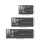 Tapete Para Cozinha Antiderrapante Retangular Couro Sintético Home