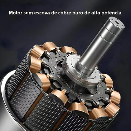 Tesoura de Poda Elétrica 18V | Corte 25mm Aço Tungstênio