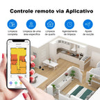 Robô Aspirador G7 - Aspira Passa Pano e Controle via Aplicativo