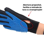 Luva Escova Nano Magnética Tira Pelos Dos Pets