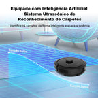 Robô Aspirador G7 - Aspira Passa Pano e Controle via Aplicativo