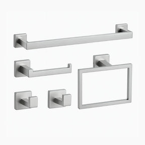 Acessório Para Banheiro Aço Inox 5 Peças