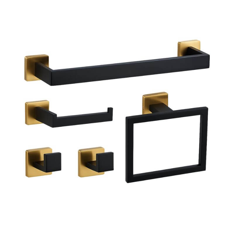 Acessório Para Banheiro Aço Inox 5 Peças [ÚLTIMAS UNIDADES]