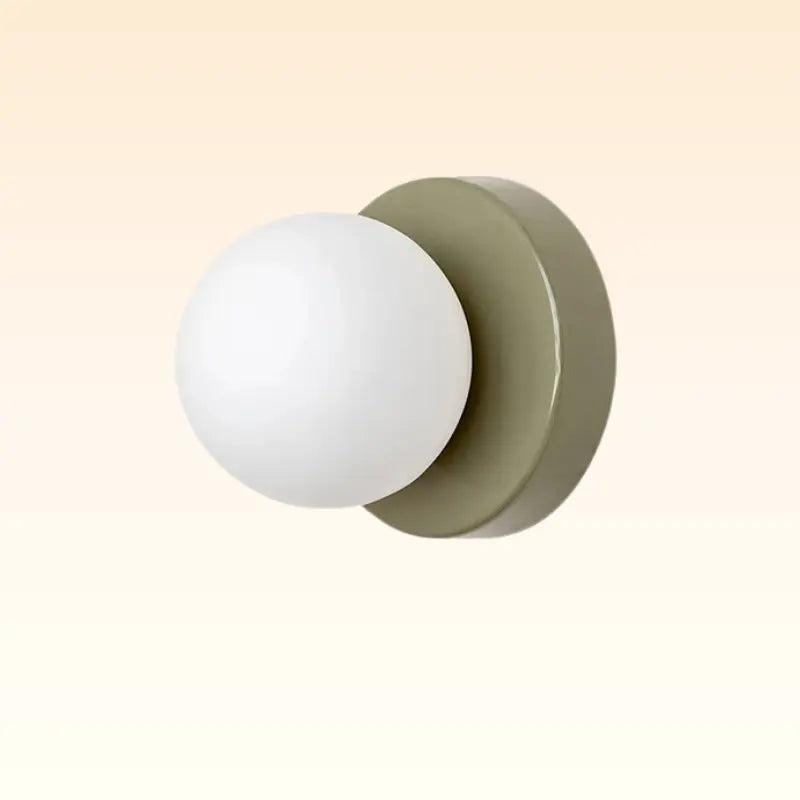 Arandela de Parede Globo de Vidro Fosco Bivolt | Com Lâmpada G9