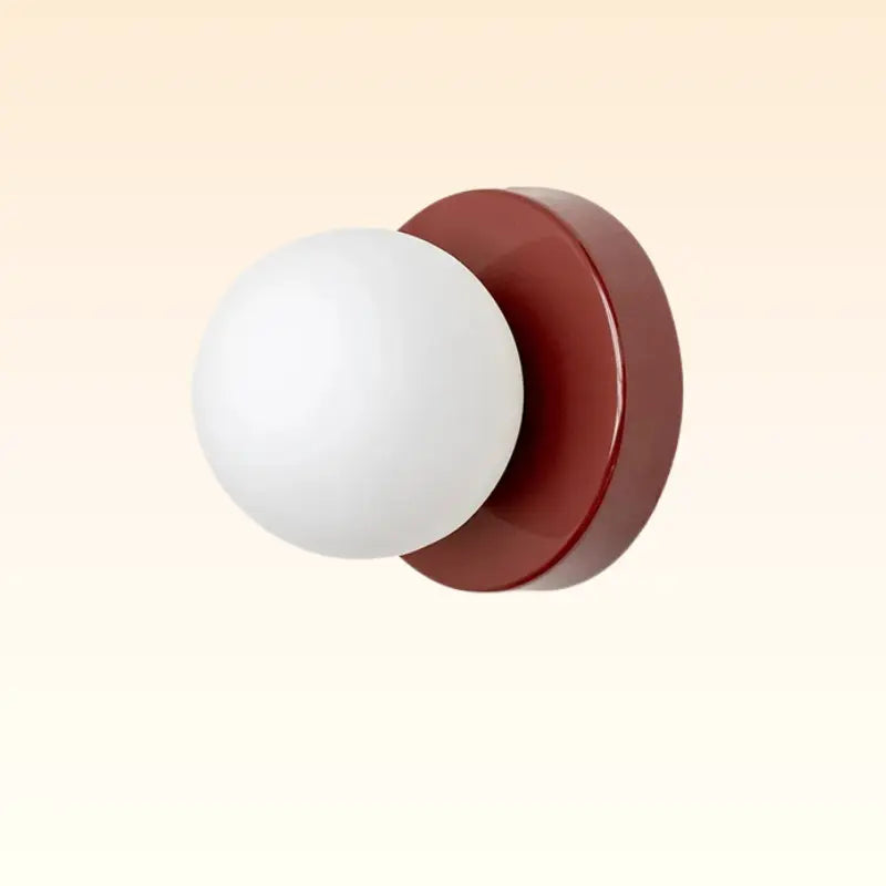 Arandela de Parede Globo de Vidro Fosco Bivolt | Com Lâmpada G9