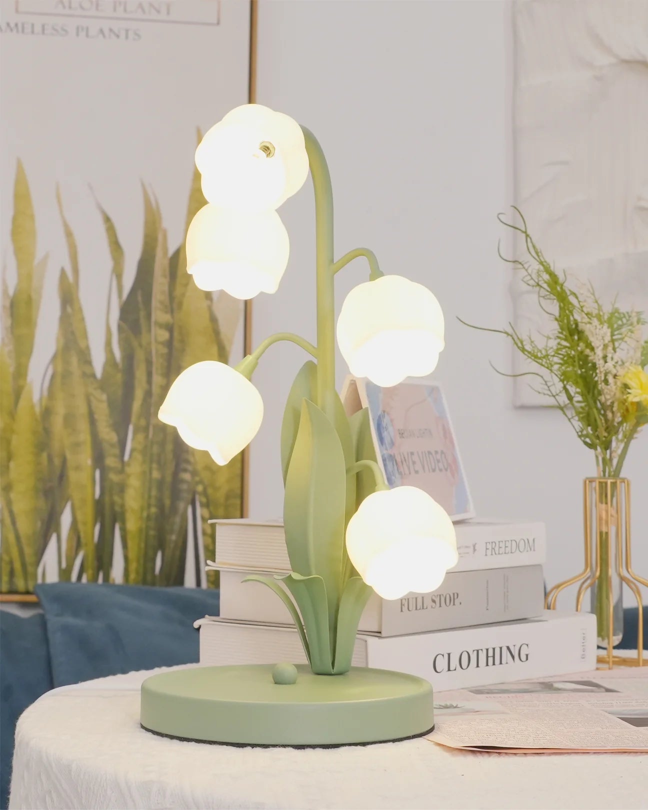 Luminária de Mesa Bell Orchid