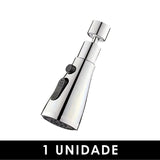 Bico de Torneira Universal 360º com 3 Modos de Água