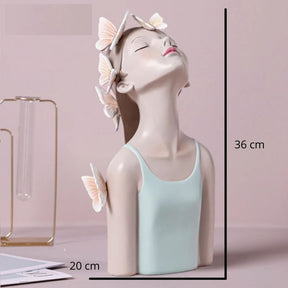Busto Decorativo Lili Butterfly