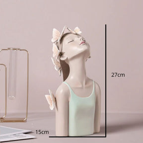 Busto Decorativo Lili Butterfly